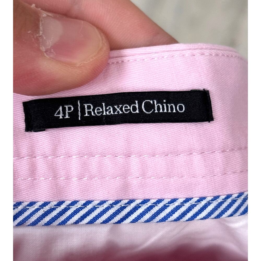 Talbots Womens 4 Petite Light Pink Relaxed Chino Ankle Cotton Beach Summer Pants - Picture 7 of 9